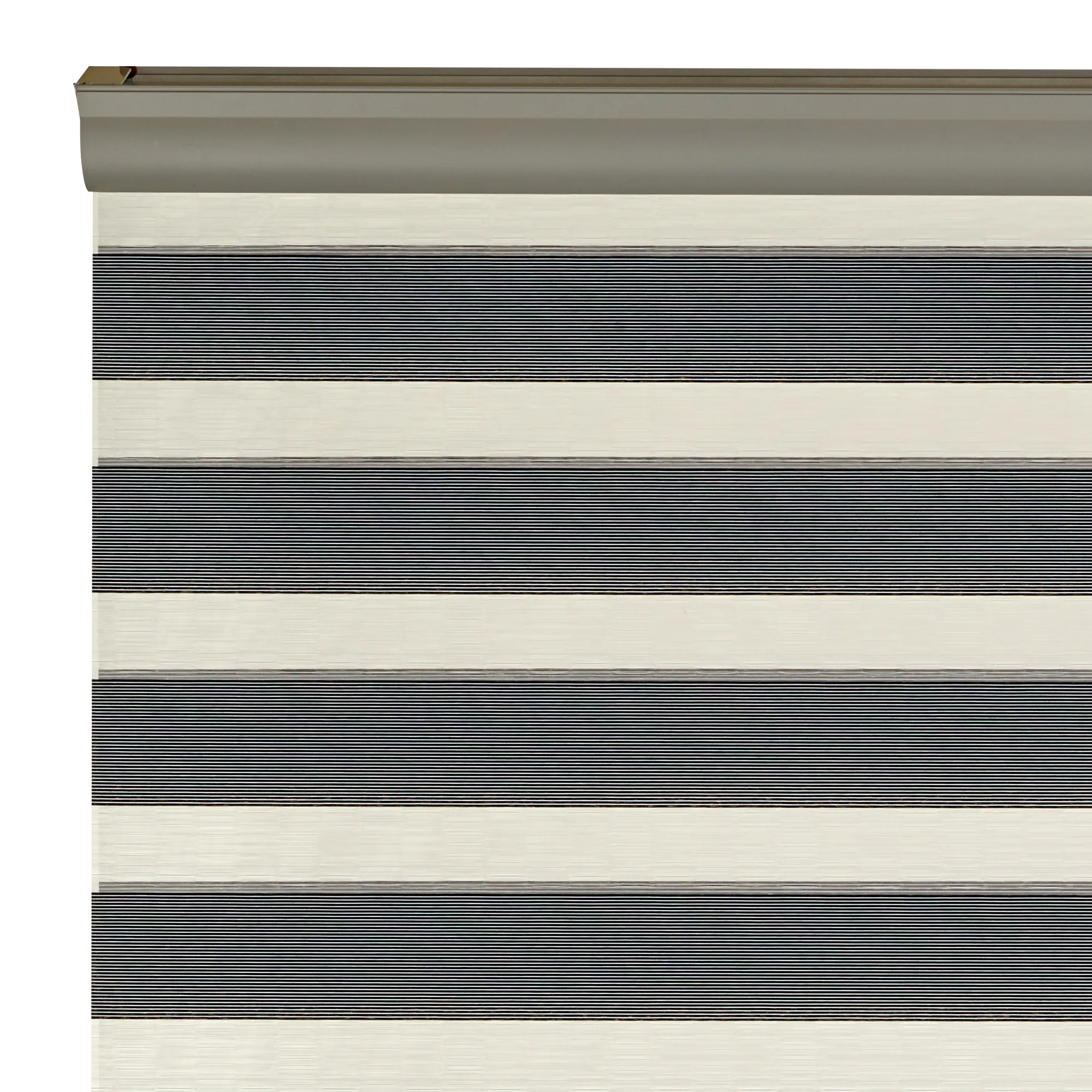 Store jour/nuit SOLSTICE coloris noir/blanc 180 x 250 cm - 4MURS