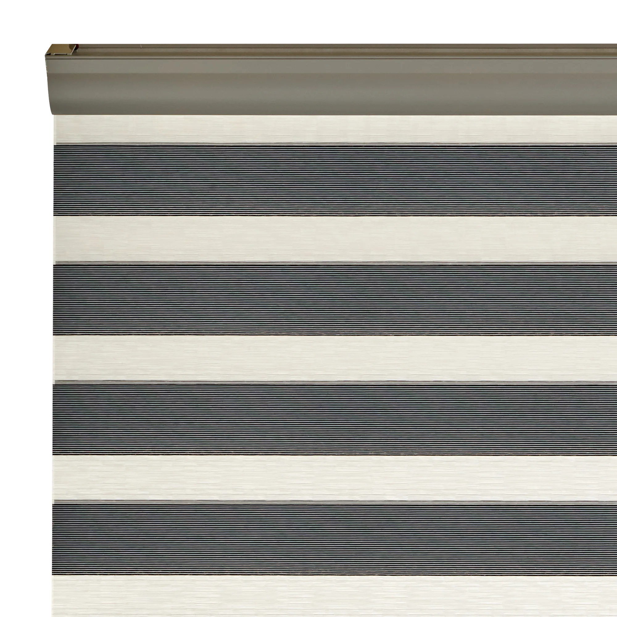 Store jour/nuit SOLSTICE coloris noir/blanc 150 x 250 cm - 4MURS