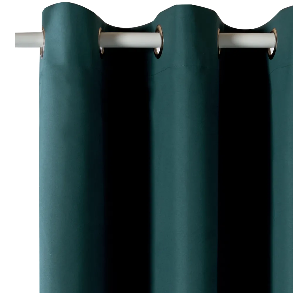 Rideau 100% occultant MANN bleu pétrole 140 x 260 cm - 4MURS