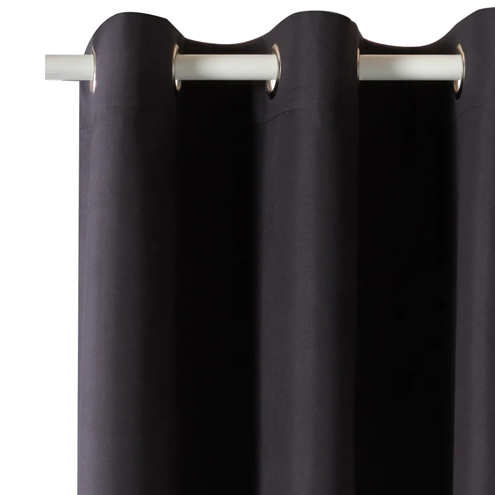 Rideau 100% occultant MANN coloris noir 140 x 260 cm - 4MURS