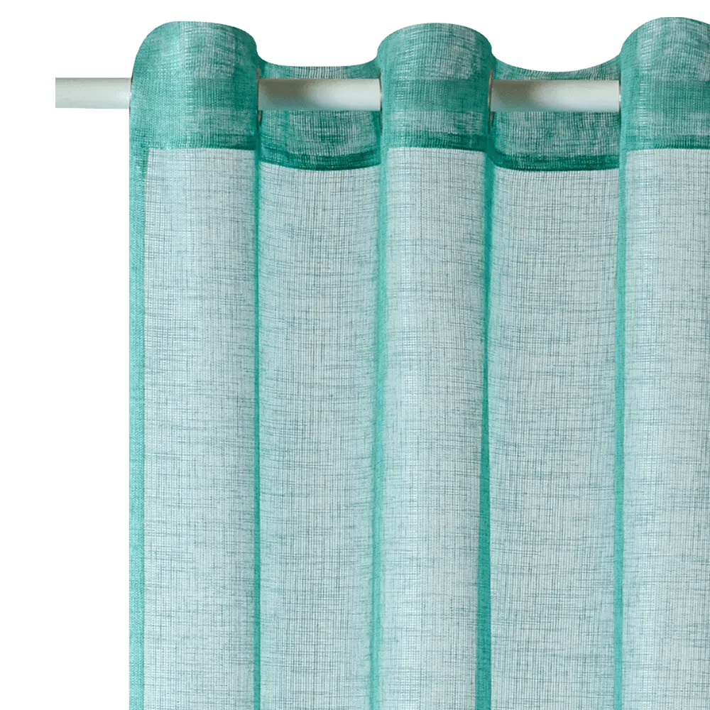 Voilage CANOAS coloris bleu aqua 140 x 260 cm - 4MURS