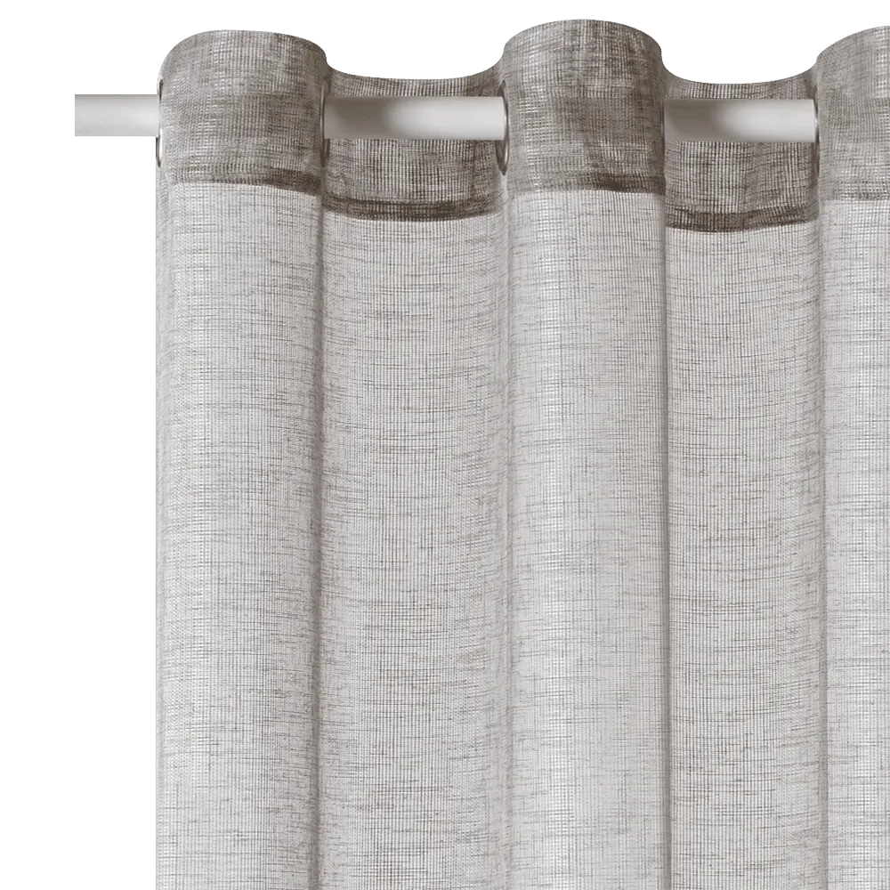 Voilage CANOAS coloris gris 140 x 260 cm - 4MURS