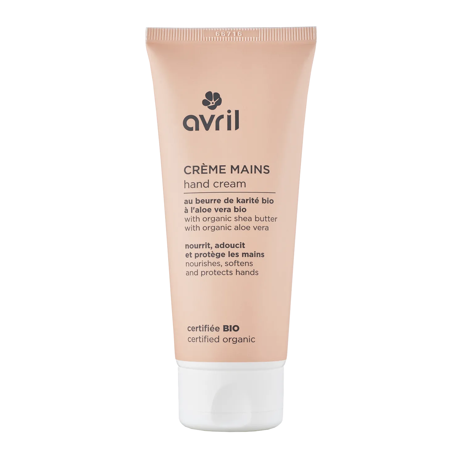 Avril Crème mains AU BEURRE DE KARITE ET D'ALOE VERA BIO Coco vanillé