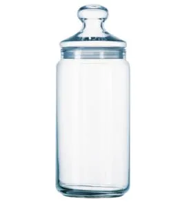 Pot rond transparent verre Ø 13 cm Pot Club Luminarc