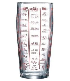 Verre mesureur rond transparent verre trempé Ø 8,1 cm Luminarc