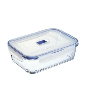 Boîte avec couvercle rectangulaire transparent verre trempé 24,1 cm Pure Box Active Luminarc