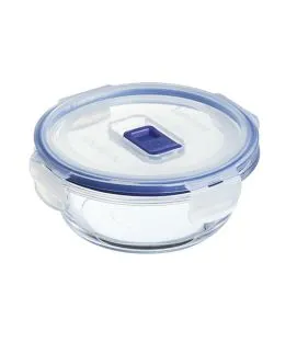 Boîte avec couvercle rond transparent verre trempé Ø 13,85 cm Pure Box Active Luminarc
