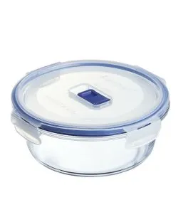 Boîte avec couvercle rond transparent verre trempé Ø 17,54 cm Pure Box Active Luminarc