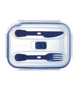 Boîte avec couvercle rectangulaire transparent verre trempé 20,56 cm Pure Box Active Luminarc