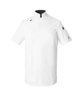 Veste homme manches courtes blanc T0 Shade Molinel