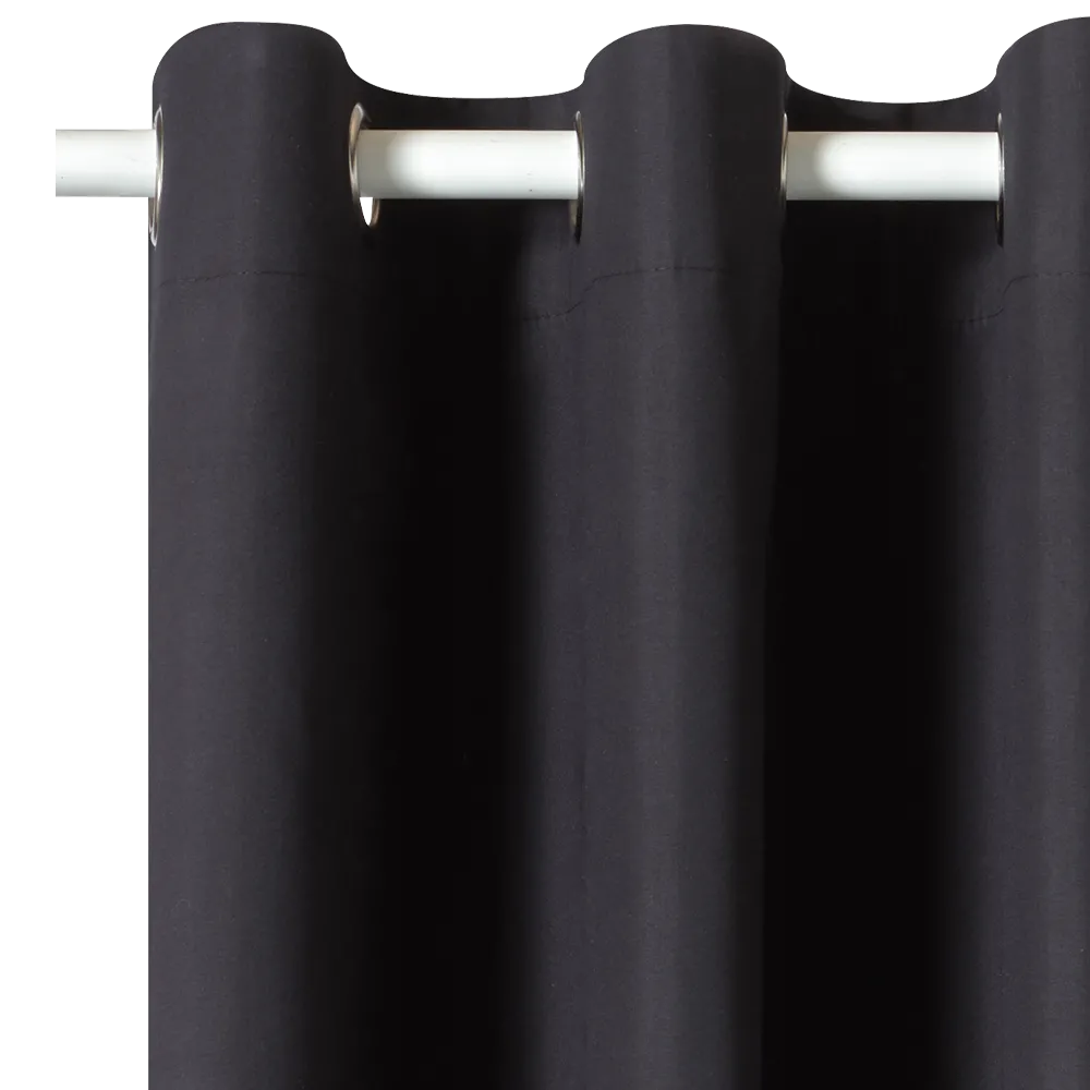 Rideau 100% occultant MANN coloris noir 140 x 180 cm - 4MURS
