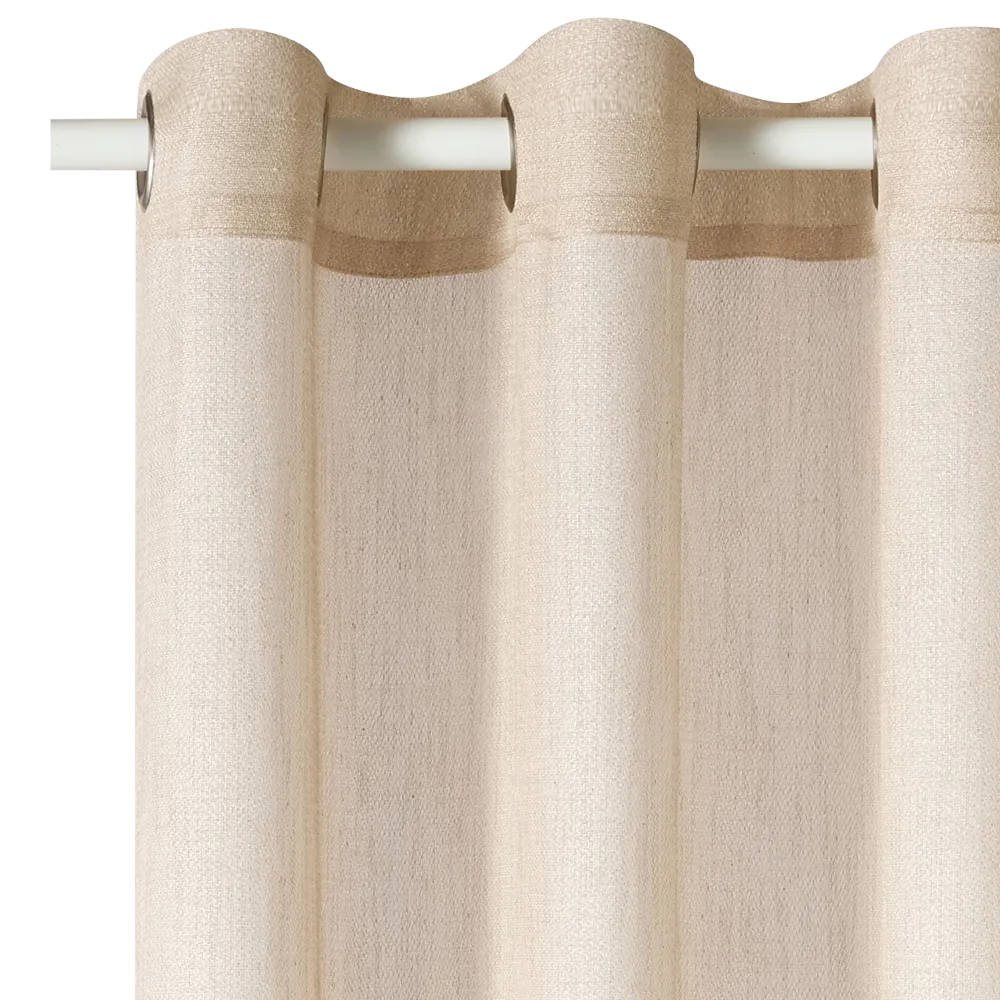 4MURS Voilage SCHIAPA coloris beige doré 140 x 240 cm - 4MURS