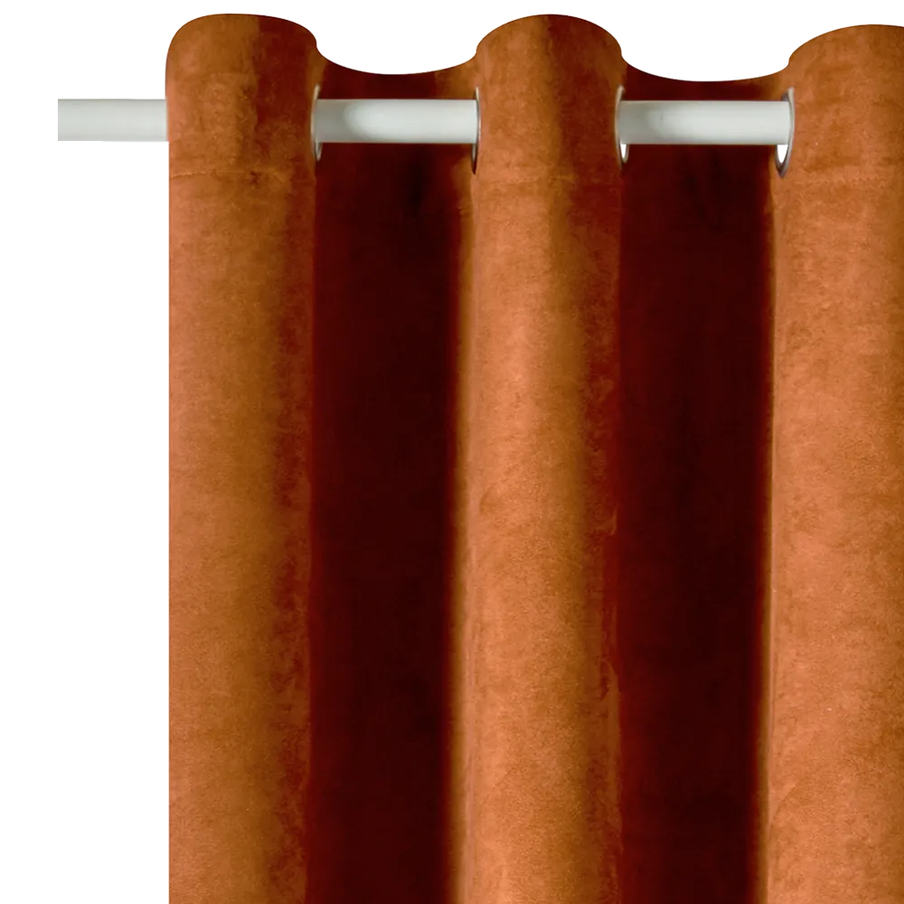 Rideau VELVET coloris tabac 140 x 260 cm - 4MURS