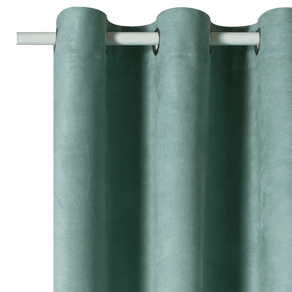 4MURS Rideau VELVET coloris bleu givré 140 x 260 cm - 4MURS