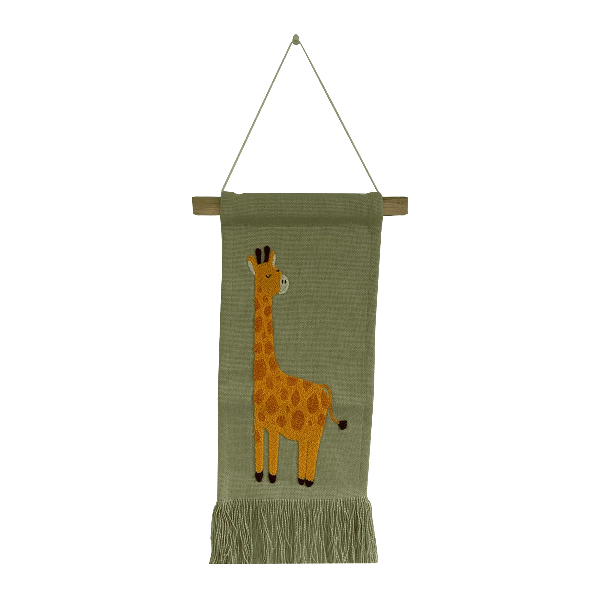 4MURS Kakémono déco GIRAFE nuances de jaune et beige - 4MURS