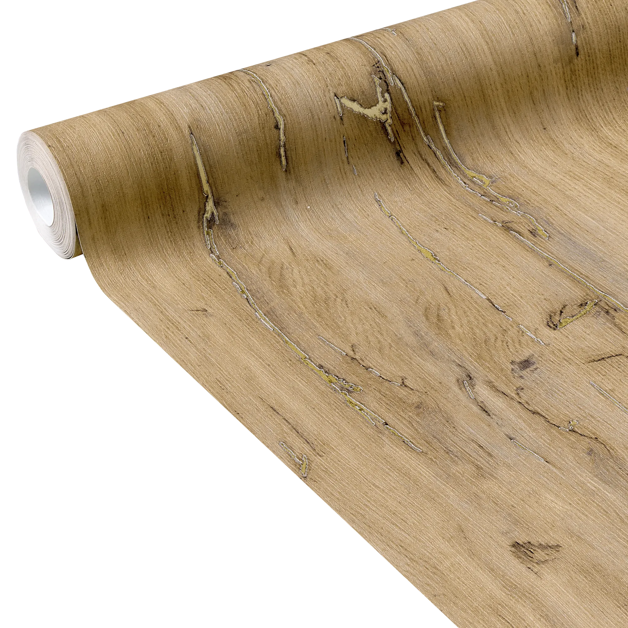 Papier peint intissé JOEY coloris chêne - 4MURS