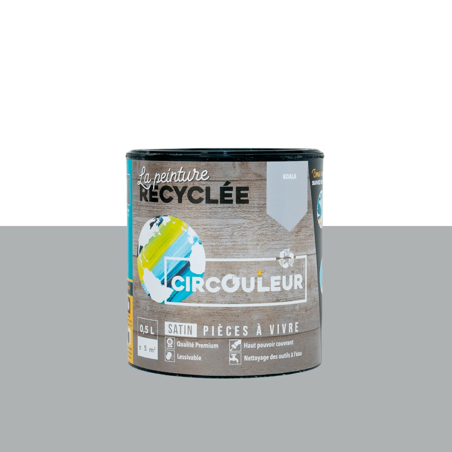 CIRCOULEUR Peinture Peinture koala Satiné 0,5 L - 4MURS