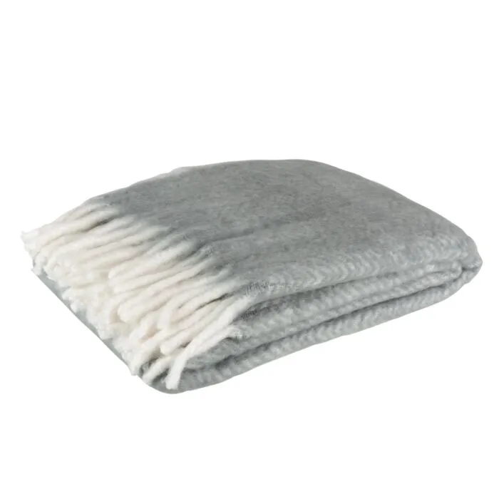 Alpha, plaid scandinave, laine grise