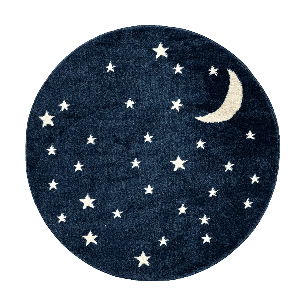 Tapis NOX coloris bleu nuit - 4MURS
