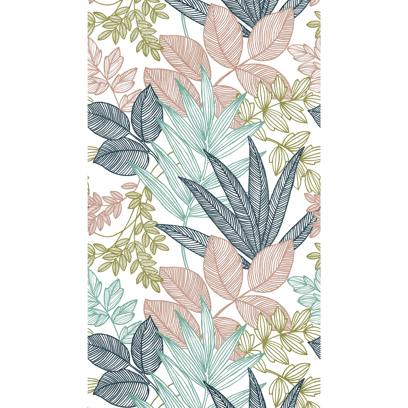 Papier peint panoramique L MAHANA 159 x 280 cm multicolore - 4MURS