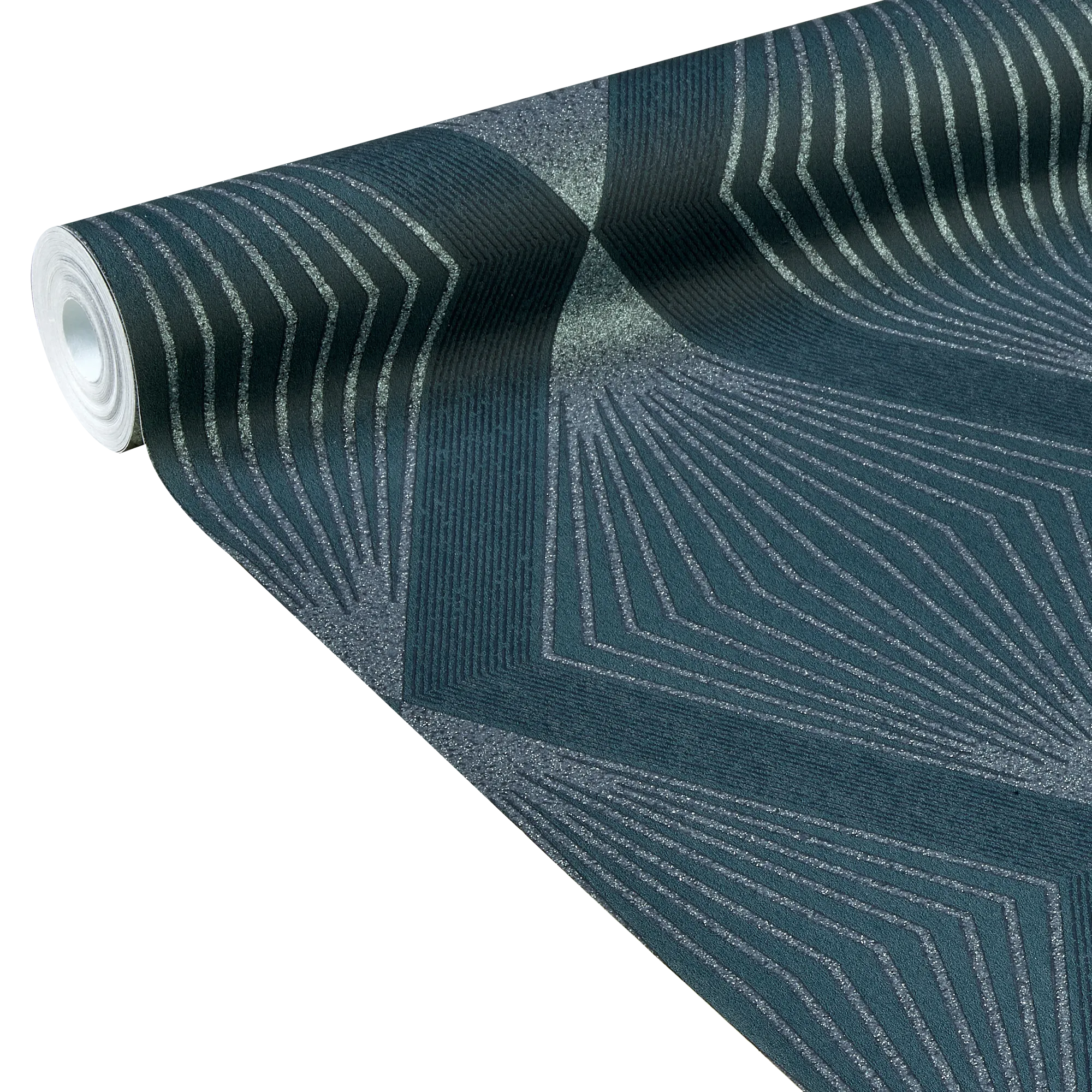 Papier peint intissé LUXURY coloris bleu nuit - 4MURS