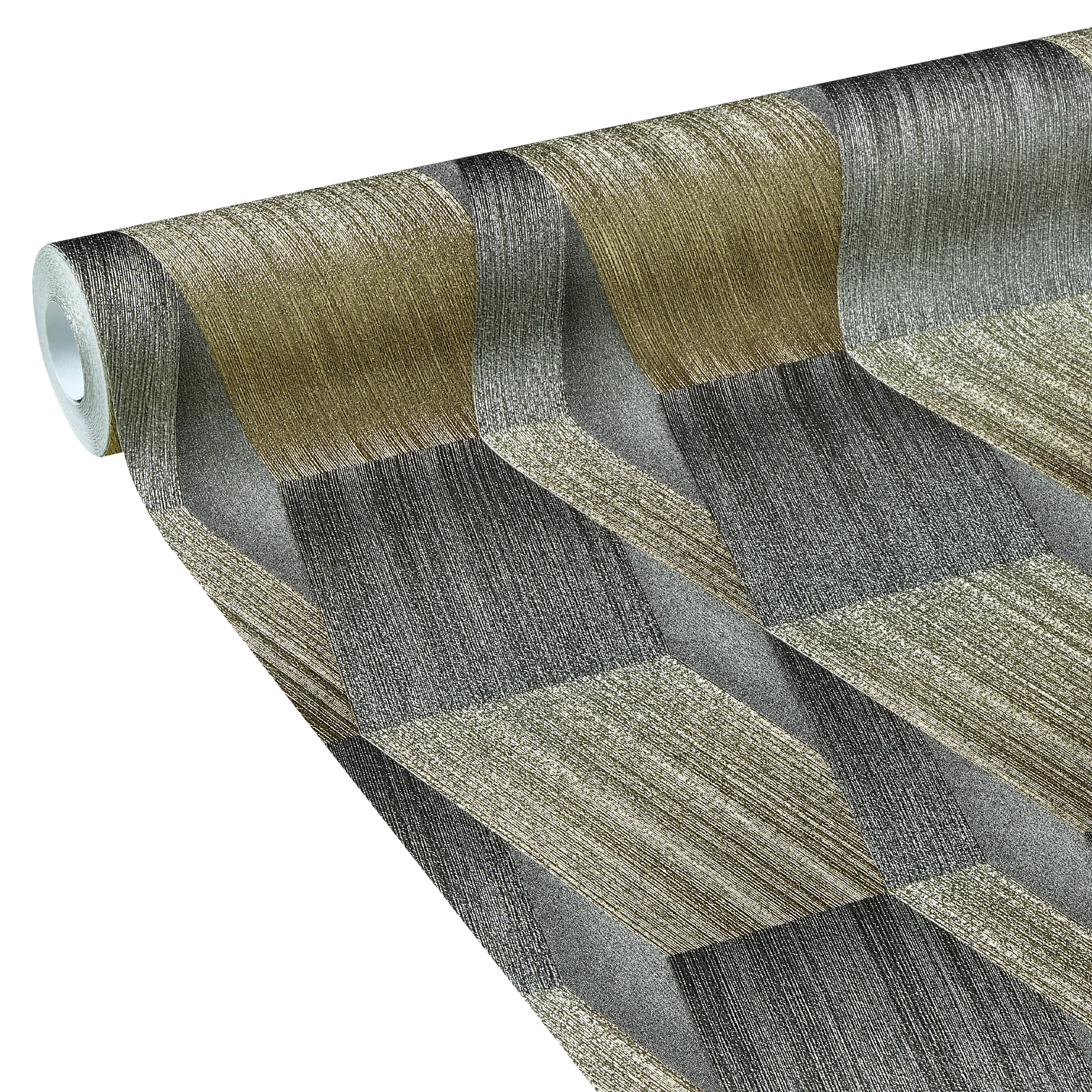 Papier peint intissé NESS coloris laiton - 4MURS