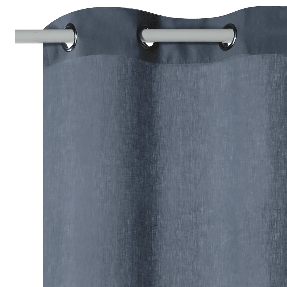 Rideau Lin LINNEO coloris indigo 140 x 280 cm - 4MURS