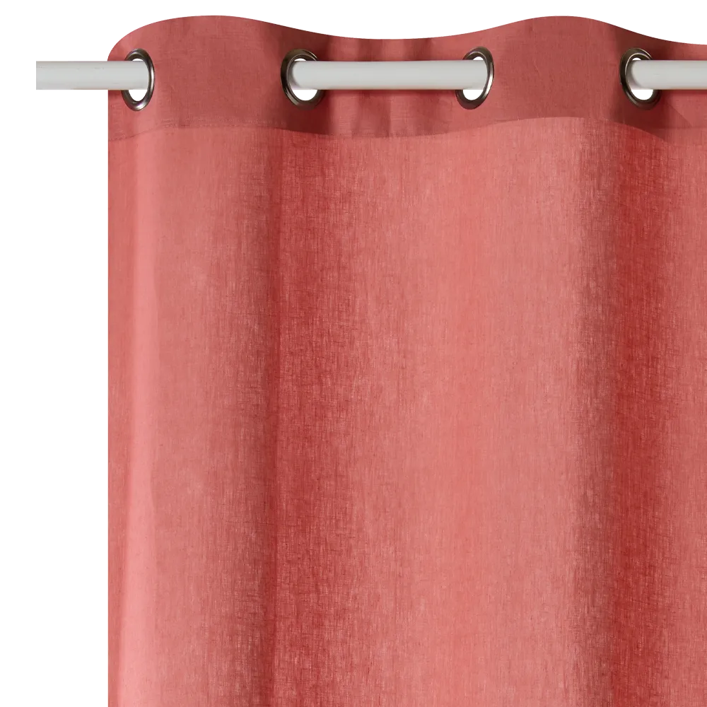 Rideau Lin LINNEO coloris rose des sables 140 x 280 cm - 4MURS