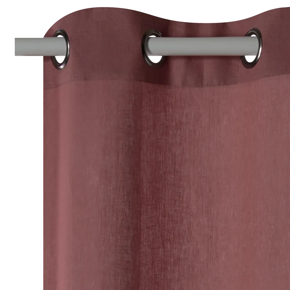 Rideau Lin LINNEO coloris henné 140 x 280 cm - 4MURS