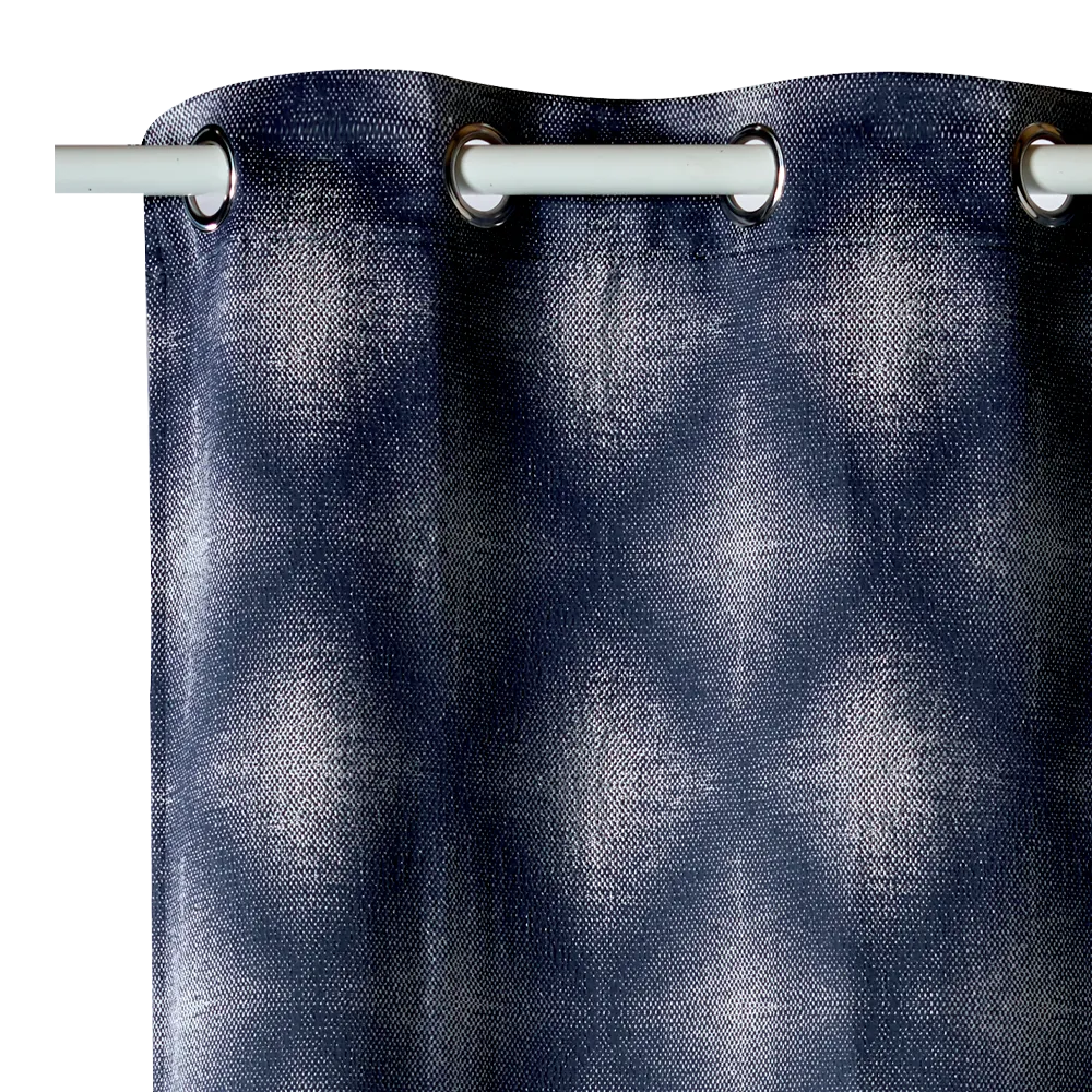 Rideau ASSELA coloris indigo 140 x 260 cm - 4MURS