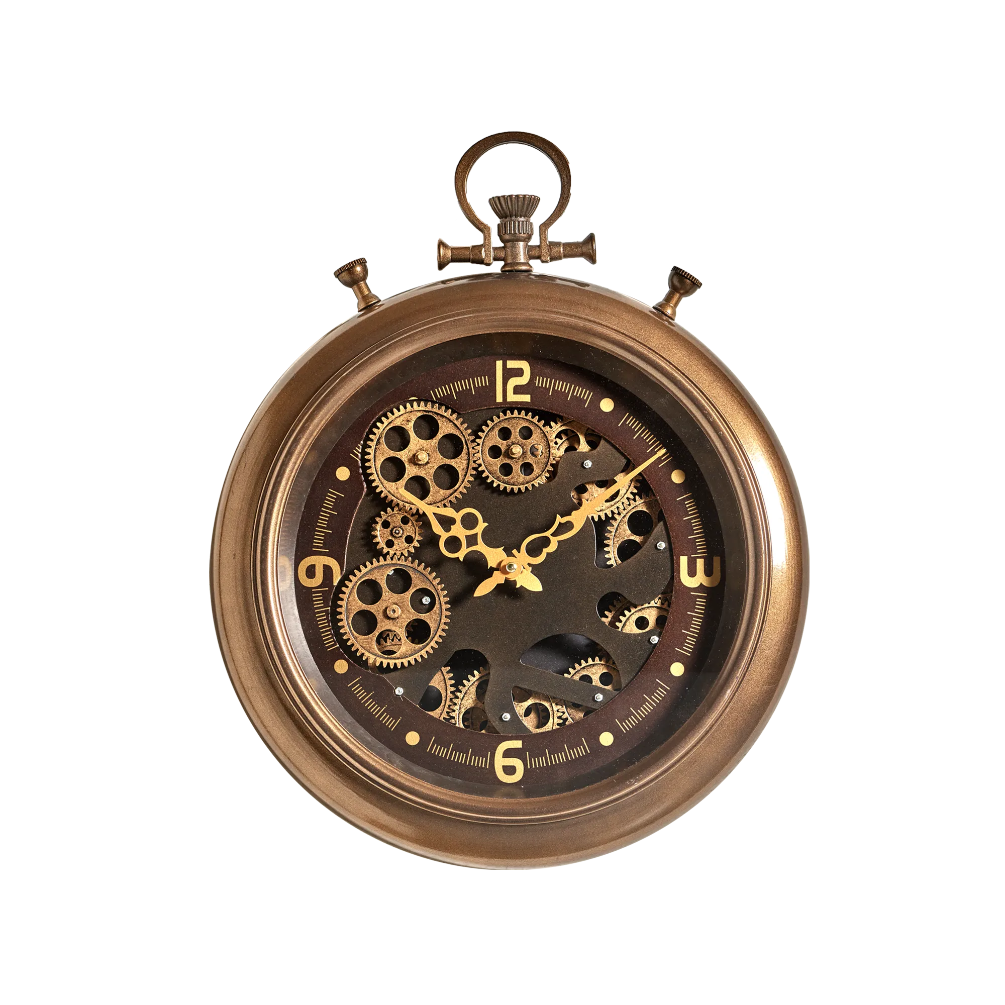 4MURS Horloge à rouage CLYDE coloris bronze et or - 4MURS