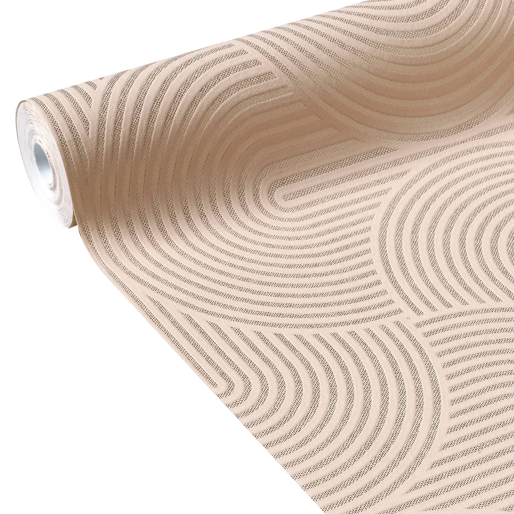 Papier peint intissé RAFAELLA coloris rose poudré - 4MURS