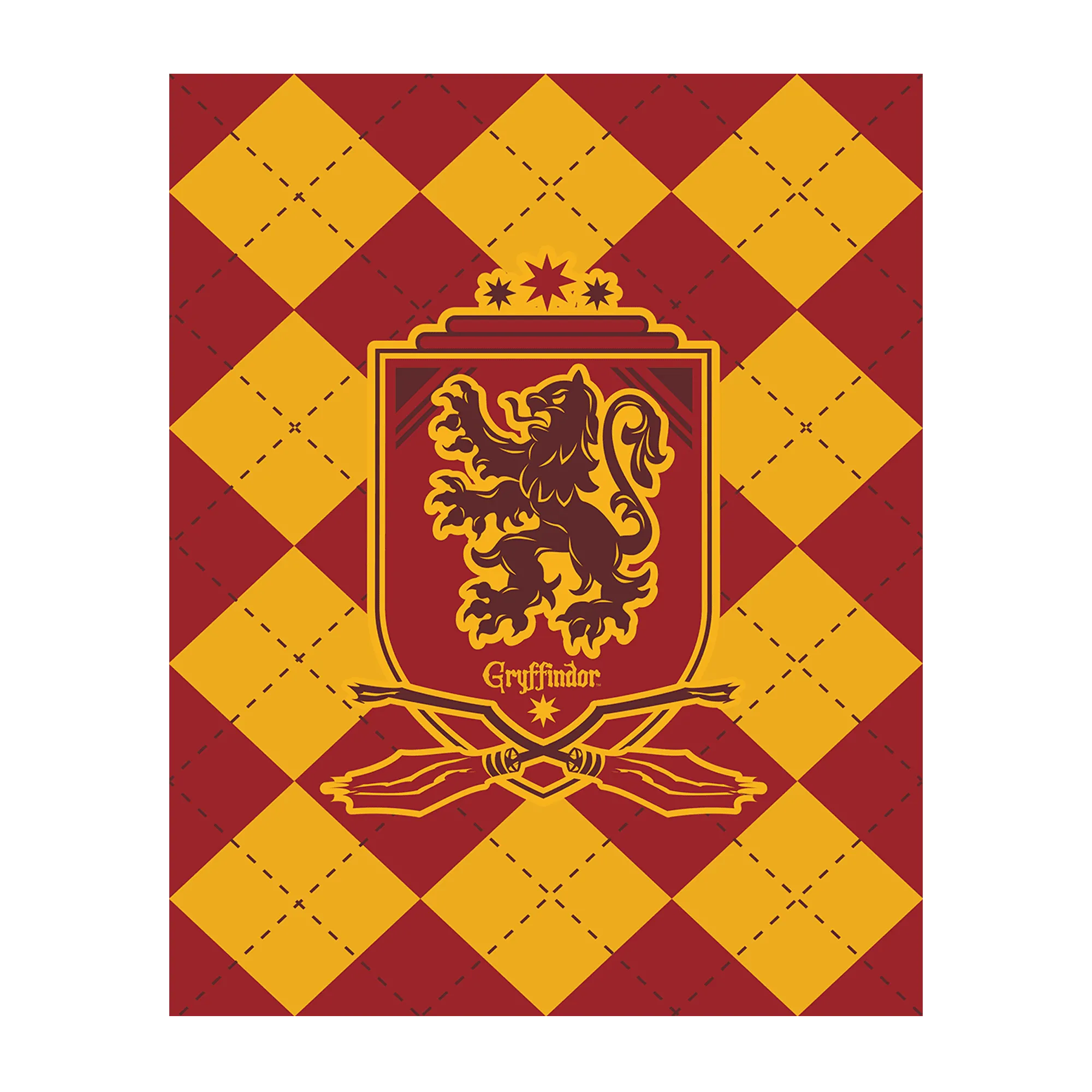 Harry Potter Toile imprimée GRYFFINDOR 40 x 50 cm - 4MURS