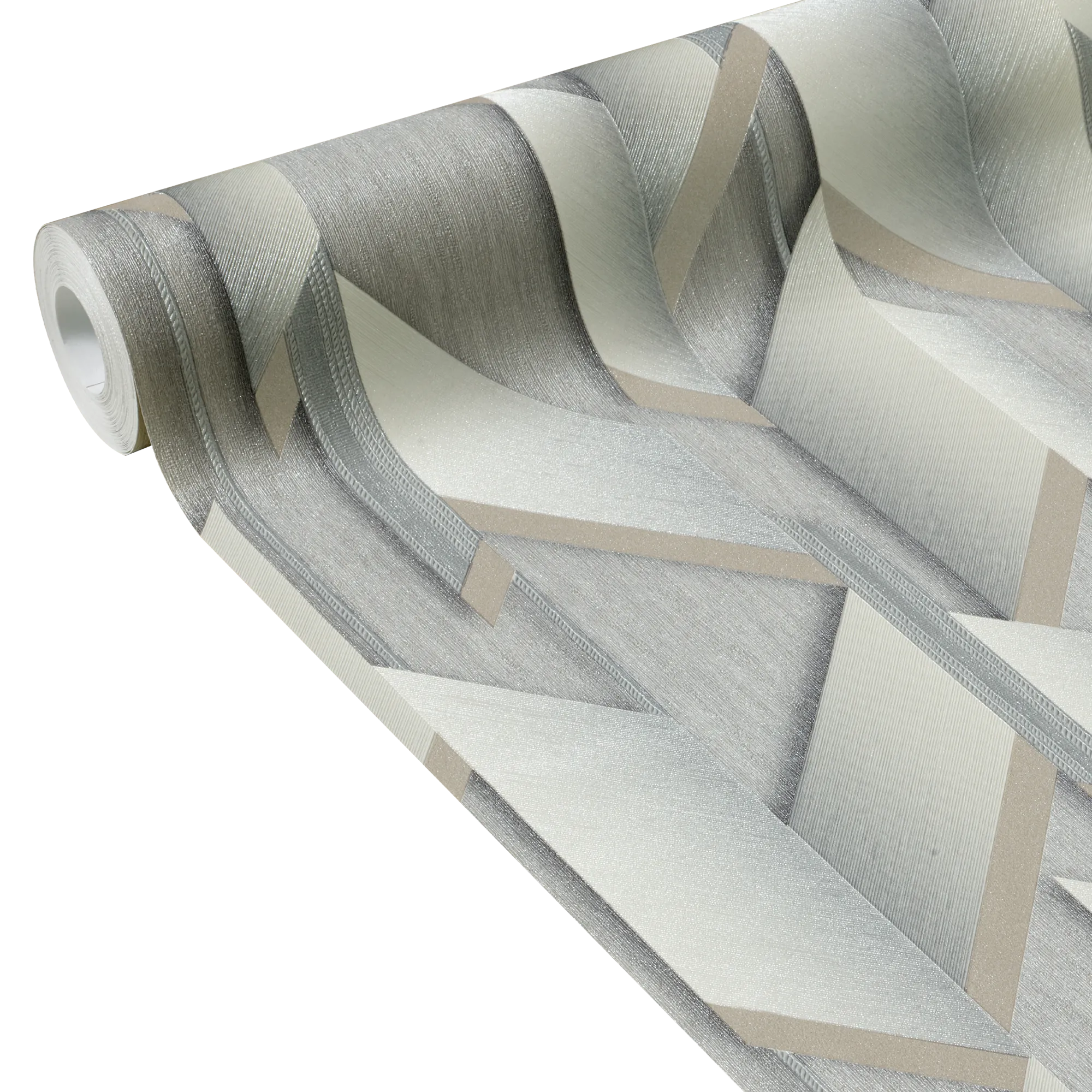 Papier peint intissé NIKOLAI coloris gris perle - 4MURS