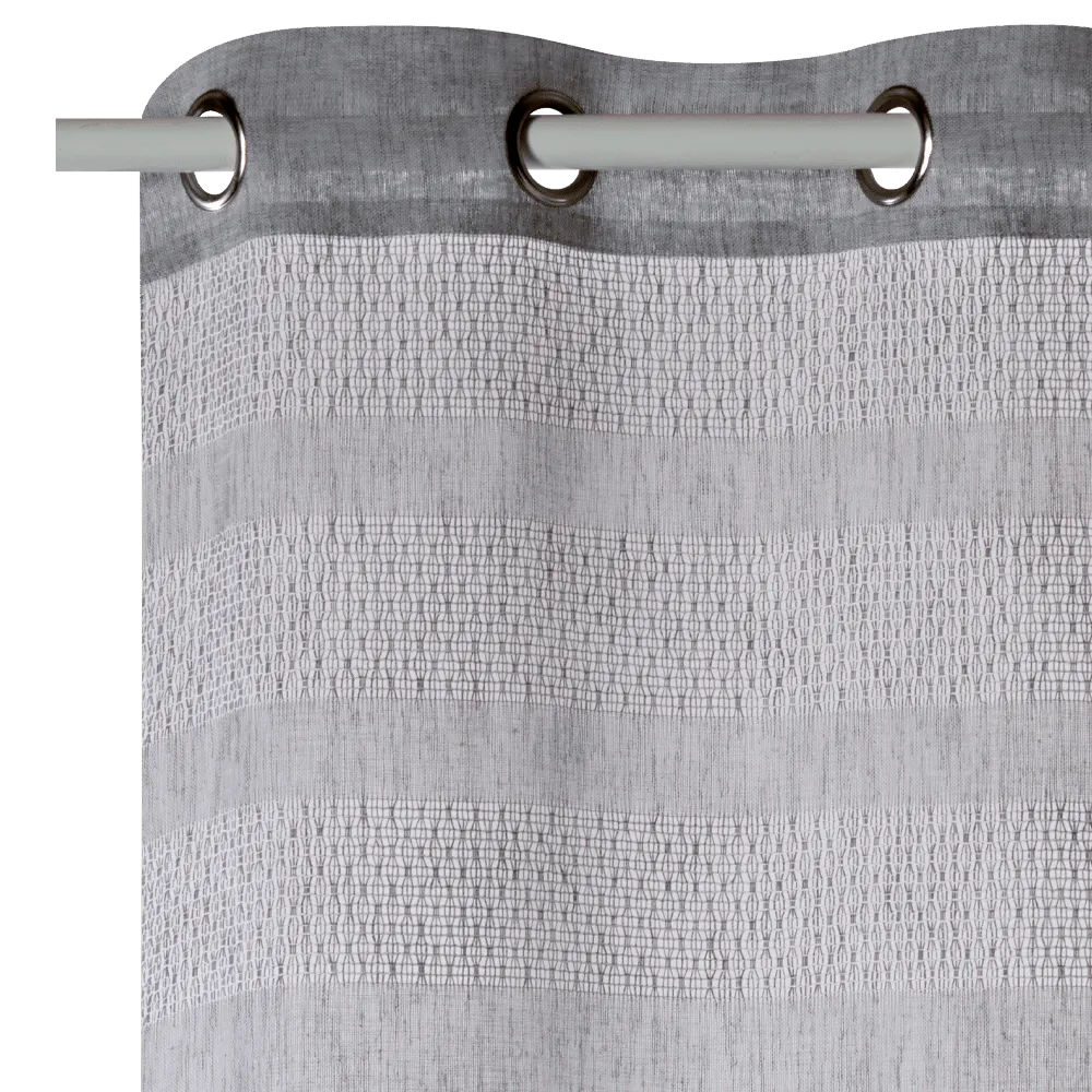 Voilage SAFI coloris gris 140 x 260 cm - 4MURS