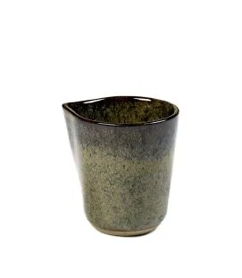 Pichet à sauce rond gris grès émaillé Ø 6,7 cm Serax