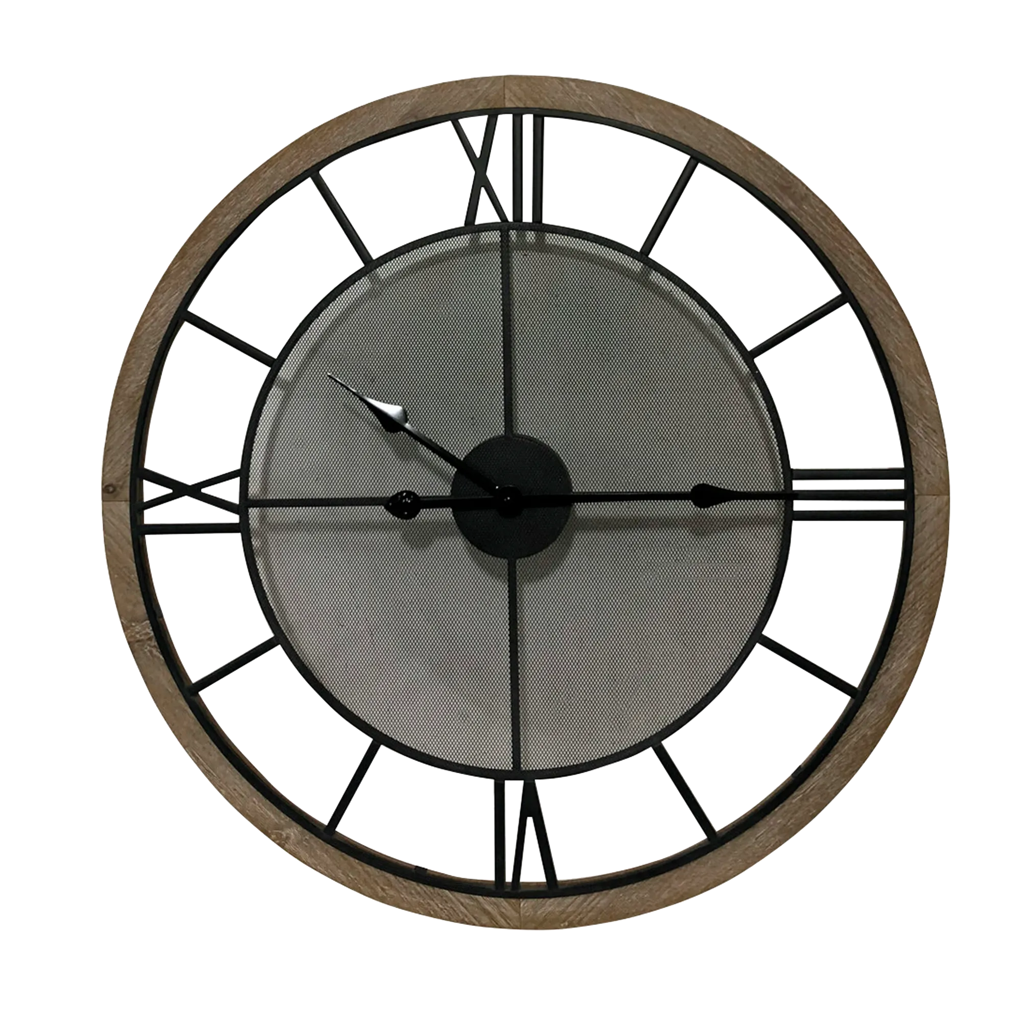 4MURS Horloge en métal COURCHEVEL coloris brun et noir - 4MURS