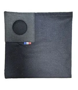 Liteau à enfiler noir coton Demilys Sonolys