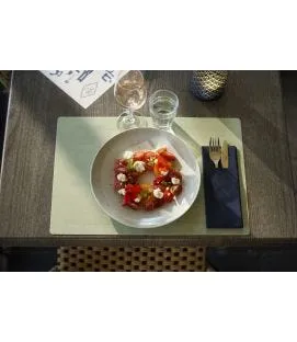 Set pistache silicone 45x30 cm Duni (6 pièces)