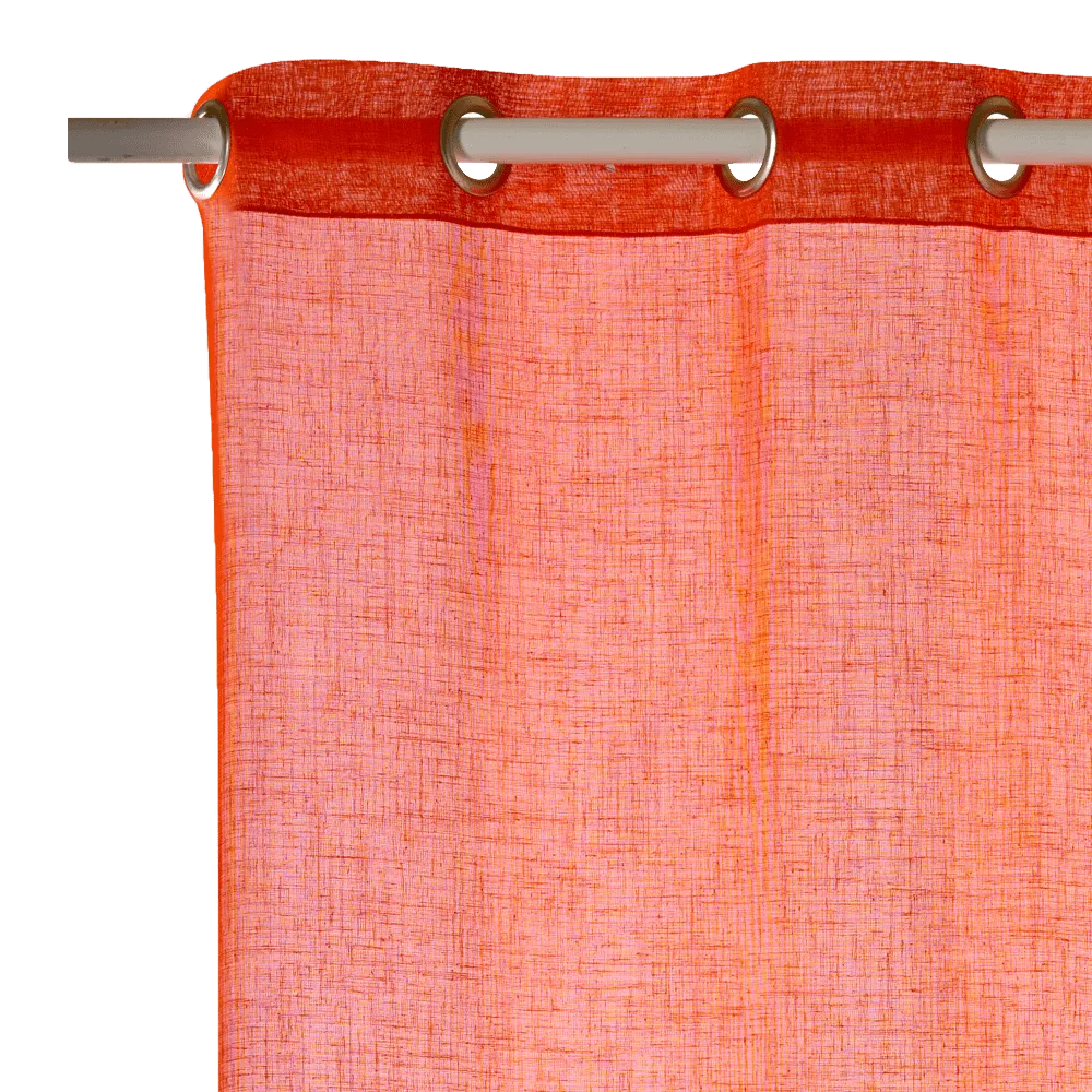 Voilage AIA coloris corail 140 x 240 cm - 4MURS