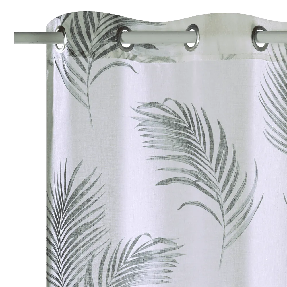 Voilage OMBRA coloris vert tilleul 140 x 240 cm - 4MURS