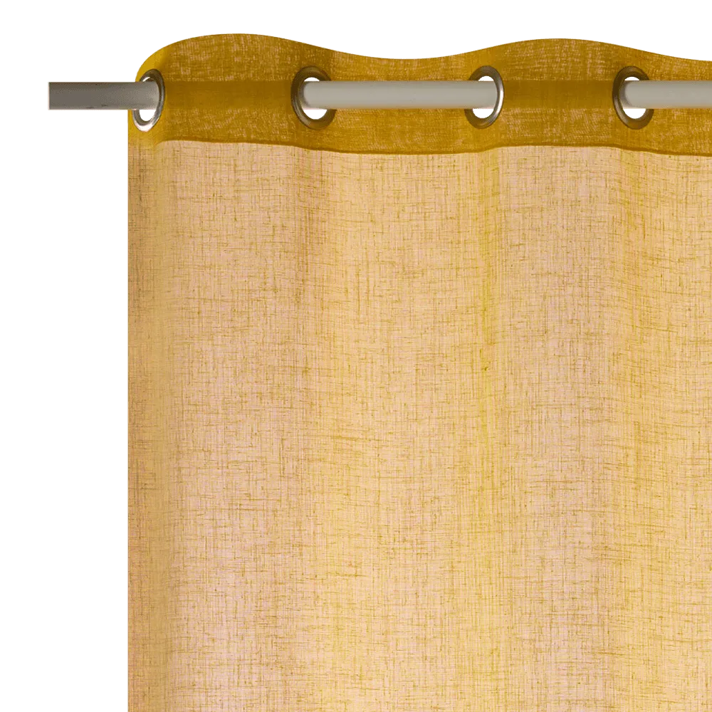 Voilage AIA coloris curry 140 x 240 cm - 4MURS