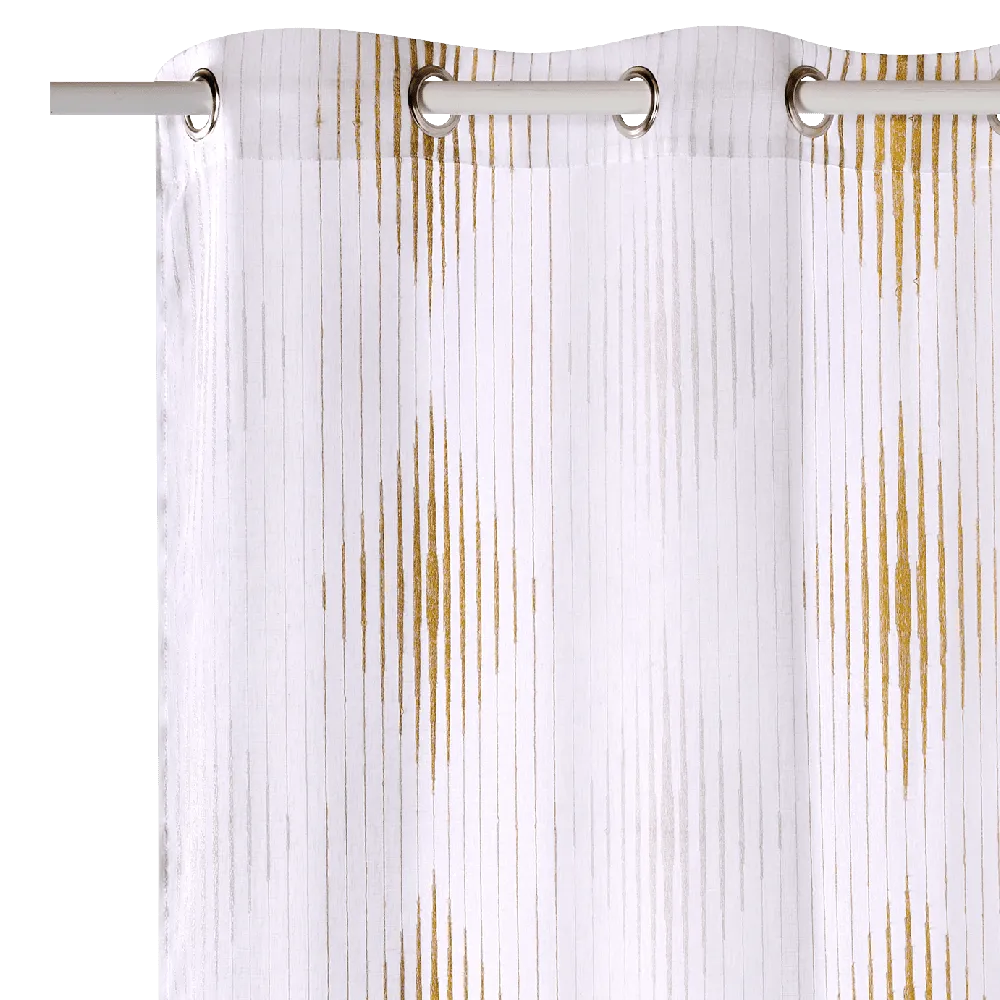 Voilage JIHY coloris ocre 140 x 240 cm - 4MURS