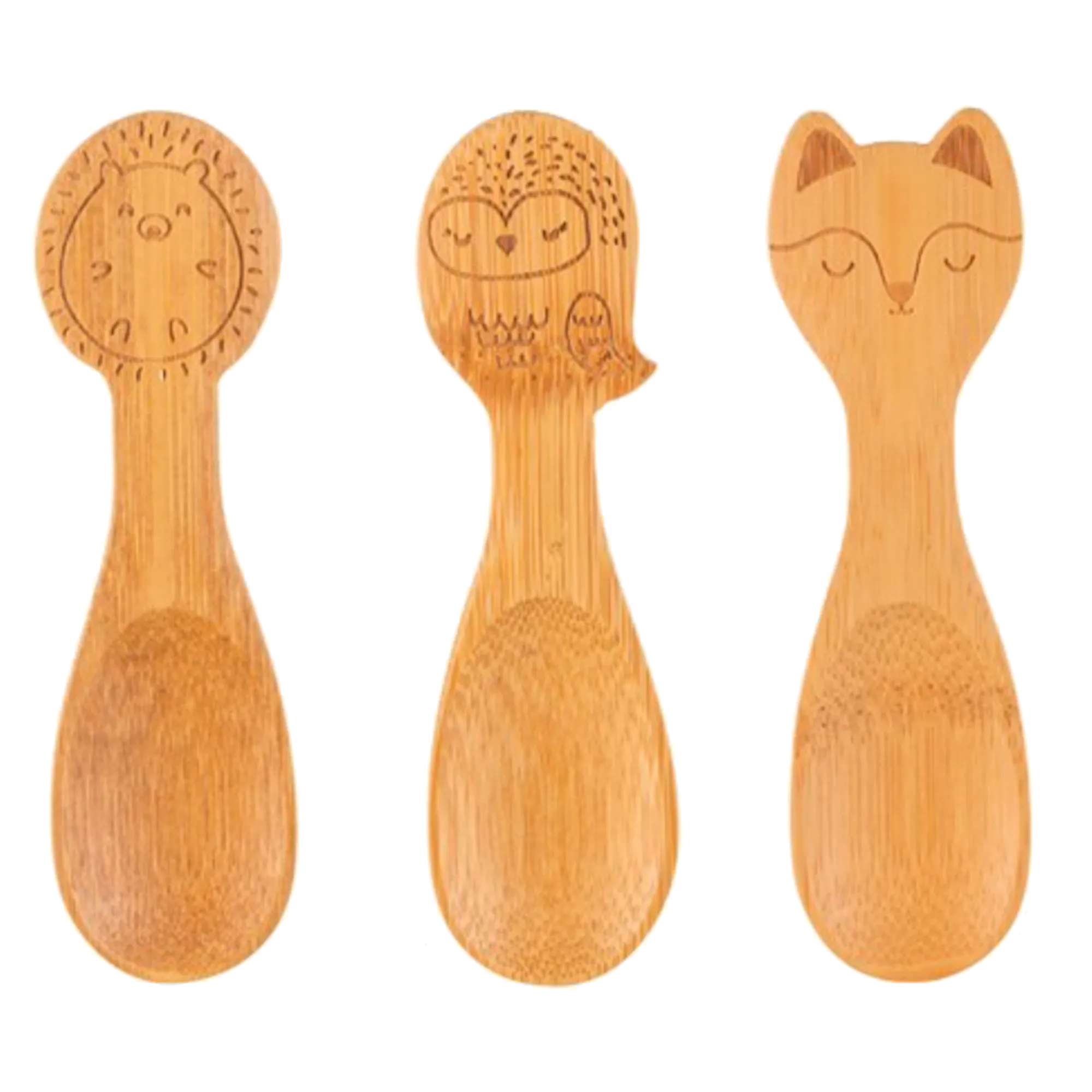 Sass & Belle Cuillère bébé WOODLAND coloris bois clair - 4MURS