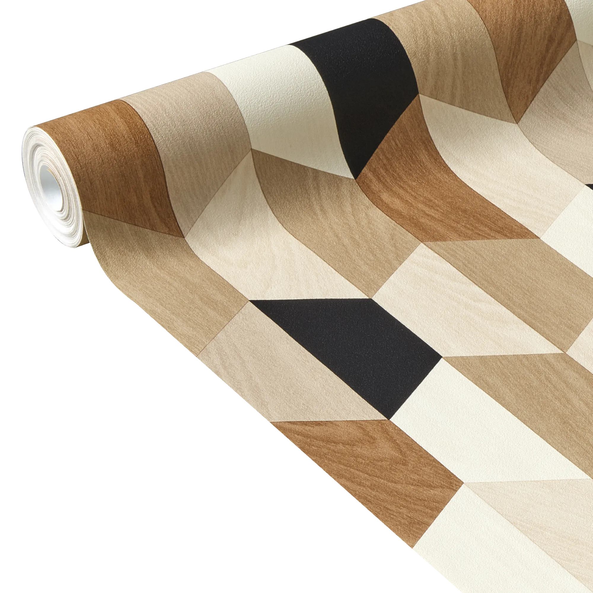 Papier peint intissé FREERIK coloris noir - 4MURS