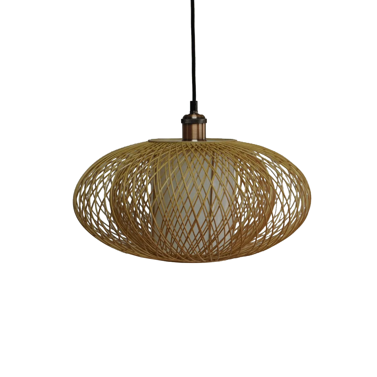 Abat-jour SARAH coloris bambou 25 x 40 cm - 4MURS