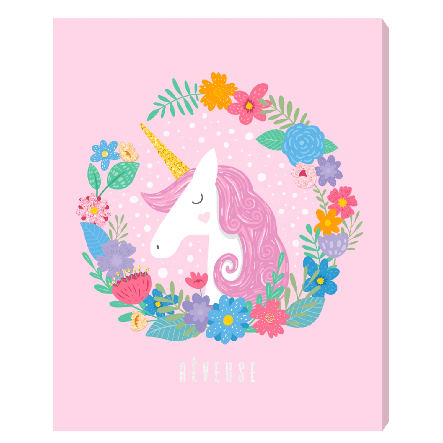 4MURS Toile embellie REVEUSE 40 x 50 cm - 4MURS