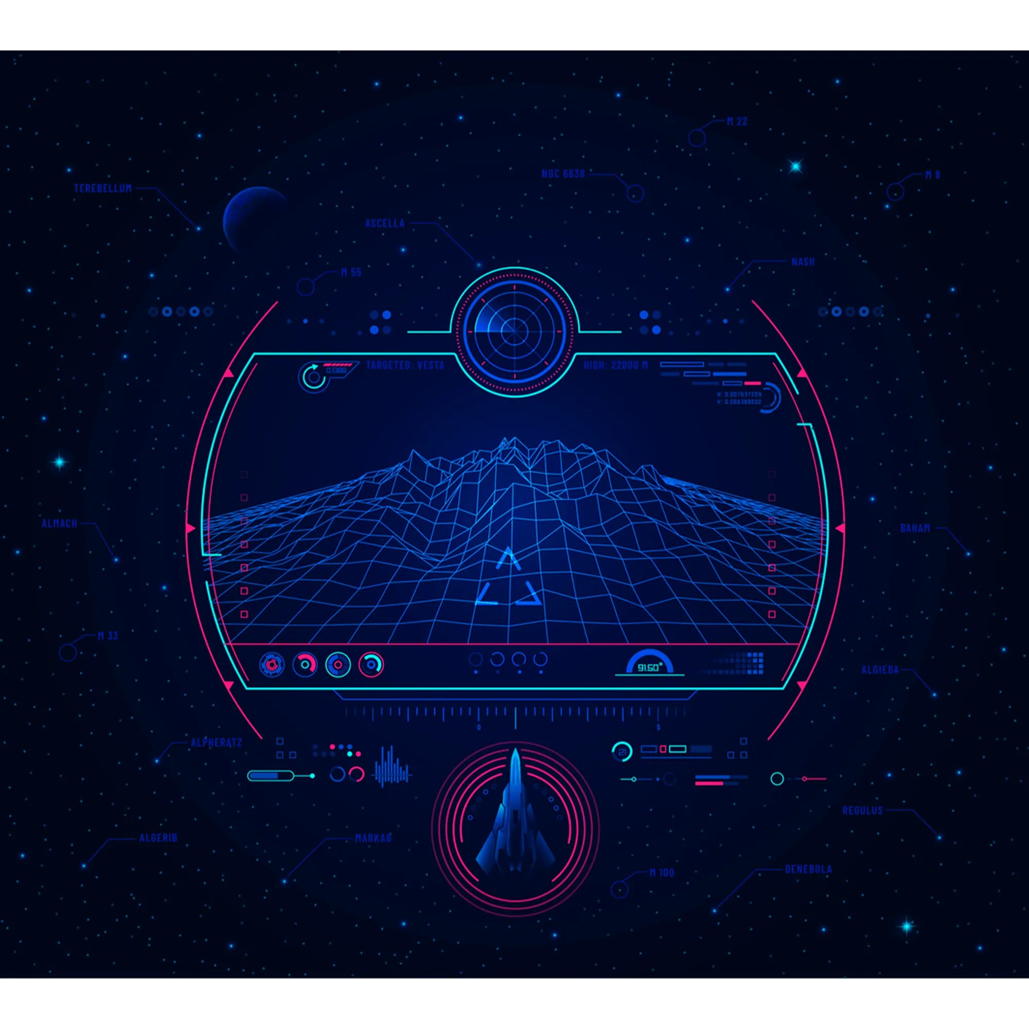 Papier peint panoramique XL SPACE ODYSSEY 300 x 270 cm - 4MURS