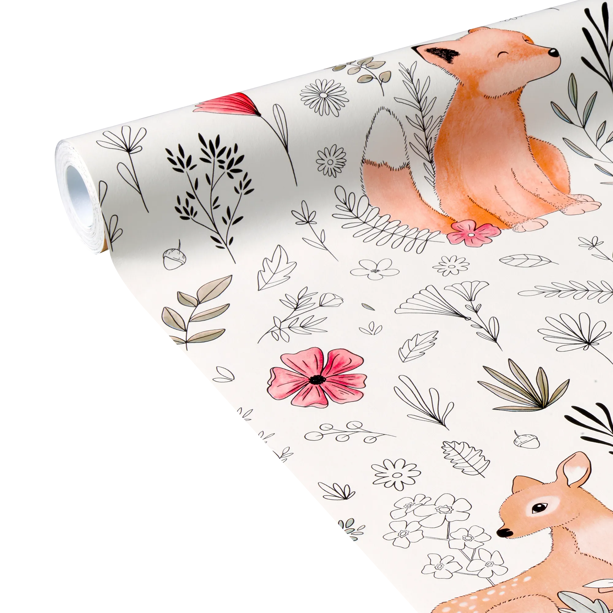 4MURS Papier peint intissé CALM FOREST coloris multicolore - 4MURS