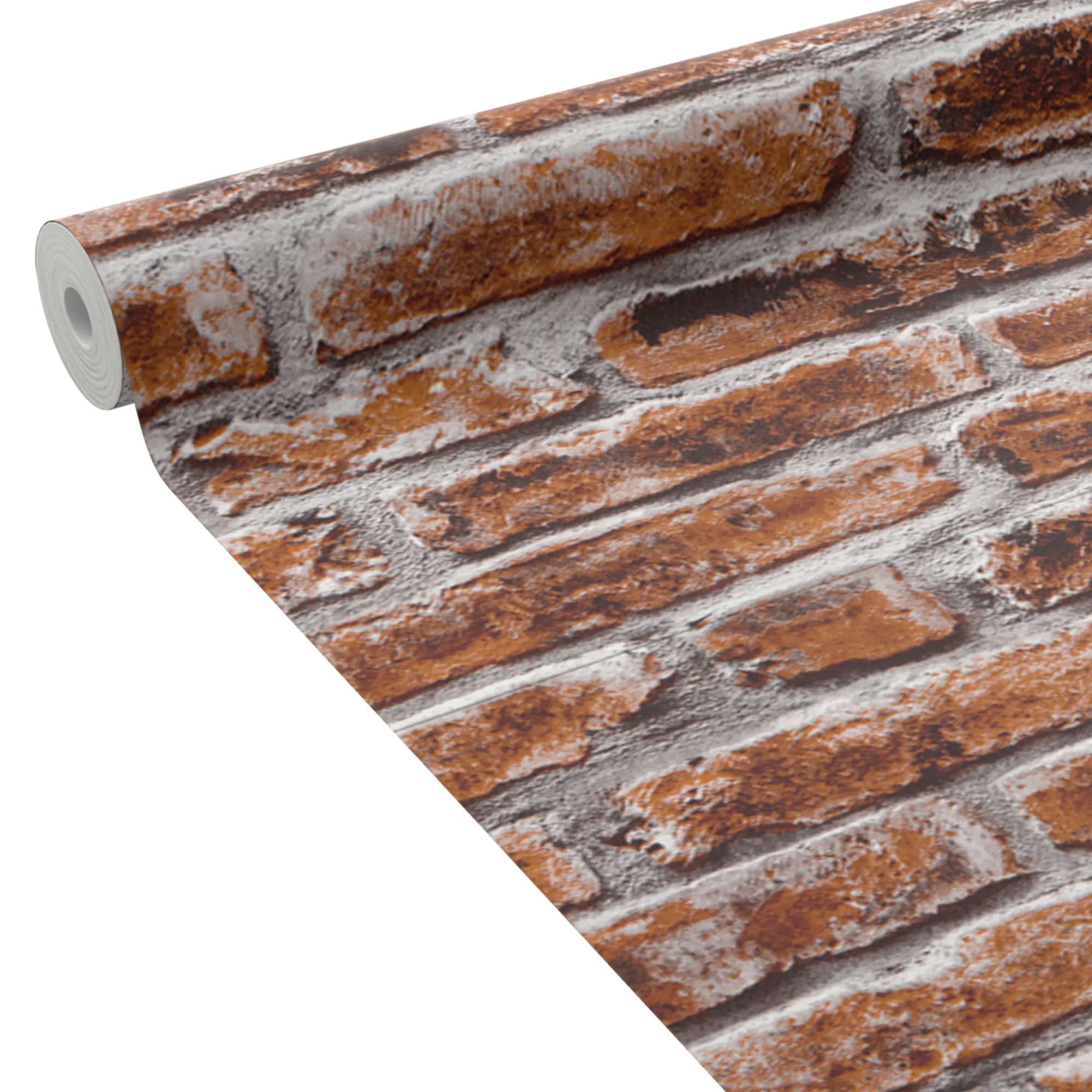 Papier peint intissé YONKERS coloris rouge brique - 4MURS